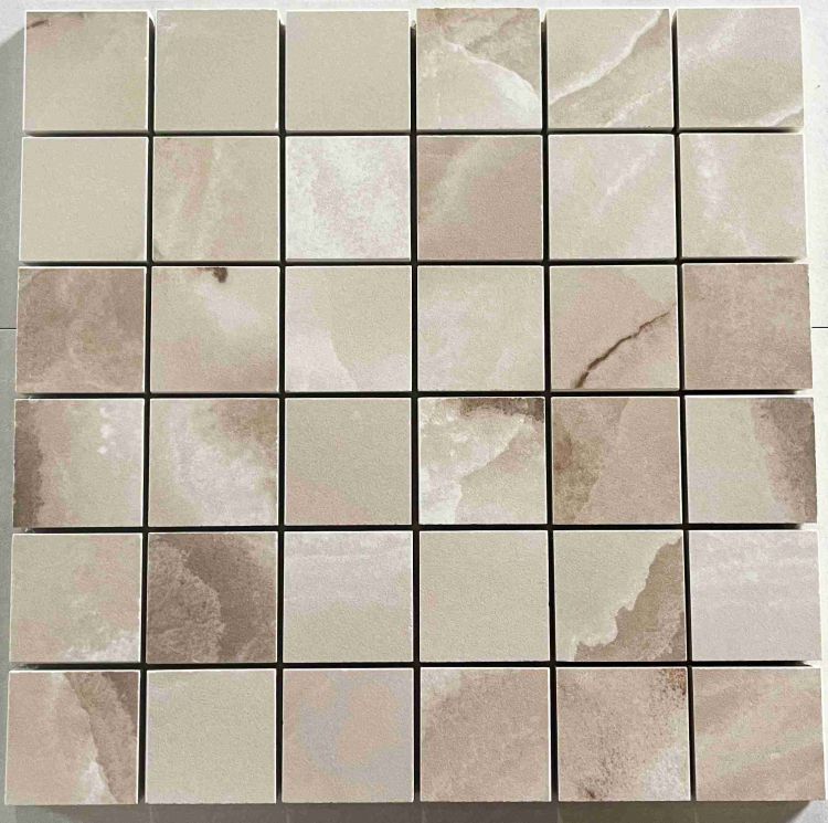 Reves Rose Matte Mosaic 2 x 2 12 x 12